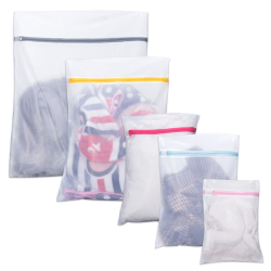 🧺🔒 Wäschenetz Set mit Reißverschluss - 5er Pack | Organisieren & Schützen 🧴👚 Angebot bei HelloDeals