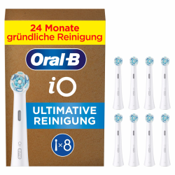 🦷 Oral-B iO Ultimative Reinigung Aufsteckbürsten - 8 Stück 🪥 Angebot bei HelloDeals