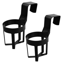 🚗 2 Stück Getränkehalter Schwarz - Universal für Auto, Marine, Truck, RV, Heim, Büro, Schule, Etagenbett 🥤 Angebot bei HelloDeals
