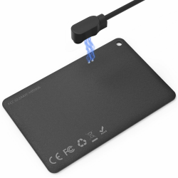 🌟 WAFTING Dünne Geldbörsen-Tracker-Karte | Wiederaufladbarer Portemonnaie Finder Angebot bei HelloDeals