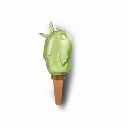 🌿 Scheurich Bördy M, Waterreserve Wasserspender aus Kunststoff und Tonkegel, Green, 20 cm hoch, 0,22 l Vol. - Stiftung Warentest TESTSIEGER 🏆 Angebot bei HelloDeals