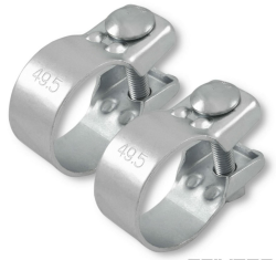 2x Breitbandschellen ø von 37-82 mm Auspuff Schelle Klemme Traktor Verzinkt (49,5 mm (48-51mm)) Angebot bei HelloDeals