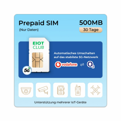 EIOTCLUB Prepaid SIM Karte für 5G/4G LTE-Überwachungskamera 📶🚀🔄 Angebot bei HelloDeals