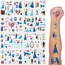 Elsa Tattoo Kinder - Frozen Temporäre Klebetattoos 🌟👧 Angebot bei HelloDeals