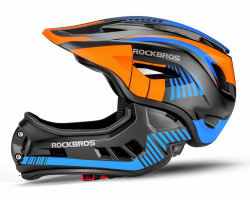 🚴‍♂️👦🧒 ROCKBROS Kinderhelm: Integrierter Fullface Fahrradhelm für Kinder und Jugendliche Angebot bei HelloDeals