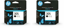 🖨️  HP 305 (3YM61AE) Original Druckerpatrone Schwarz DeskJet 27xx, 41xx, Envy 60xx, 64xx (Packung mit 2) - Tolles Angebot! Angebot bei HelloDeals