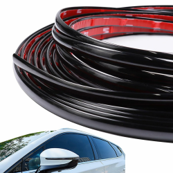 🚗 Selbstklebende Zierleiste 10mm*5m Chromleiste Schwarz 🌟 Angebot bei HelloDeals