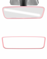 🌸 Rosa Silikon-Autospiegelabdeckung | Autospiegel-Schutzrahmen 🌸 Angebot bei HelloDeals