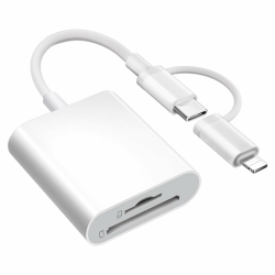 Duale Steckverbinder MicroSD/SD Kartenleser für iPhone iPad ⚡️ Angebot bei HelloDeals