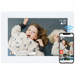 📸 Digitaler Bilderrahmen 10,1 Zoll WLAN - Angebot! Angebot bei HelloDeals