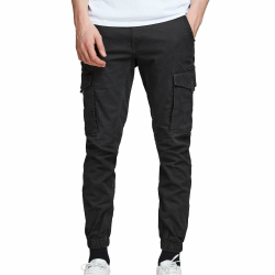 👖 JACK & JONES Herren Hose 34W / 36L Schwarz - Angebot! Angebot bei HelloDeals