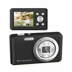 📸 Digitalkamera HD 1080P Fotokamera Kompaktkamera mit 32GB Karte 48MP Fotoapparat Angebot bei HelloDeals