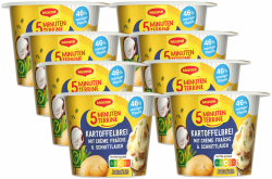 😋 Maggi 5 Minuten Terrine Kartoffelbrei mit Creme fraiche 8er Pack Angebot bei HelloDeals