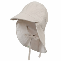Petinard Label Musselin Schirmütze Sonnenhut mit Nacken- und Ohrenschutz für Babys und Kinder - Unisex 😎🌞 Angebot bei HelloDeals