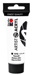 🎨 Marabu 12200055970 - Artist Acryl Titanweiß 970, 22 ml 🖌️ Angebot bei HelloDeals