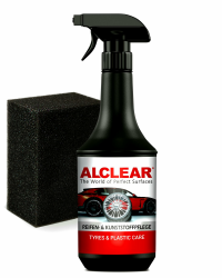 🔥 ALCLEAR 721RK Auto Reifenglanz Reifen-und Kunststoffpflege, Gummipflege, seidenmatt, 1.000 ml 🔥 Angebot bei HelloDeals