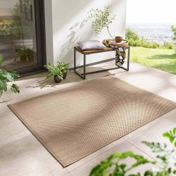 🌞🏡 Taracarpet In- & Outdoor Teppich - Wetterfest & Pflegeleicht! 🌿 Angebot bei HelloDeals