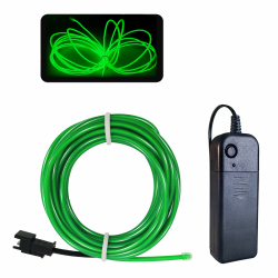 🎉 Balabaxer EL Draht Grün, 10M Neon Kabel Mit Batterie Trafo - Party und Halloween Beleuchtung 🎃 Angebot bei HelloDeals
