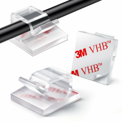 🔌 KGROTE 100 Stück Kabelhalter - Selbstklebend & Vielseitig einsetzbar! 🌟 Angebot bei HelloDeals