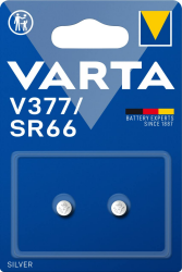 🔋 VARTA Batterien Knopfzellen V377/SR66, 2 Stück, Made in Germany Angebot bei HelloDeals