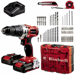 🔋 Einhell Akku-Schlagbohrschrauber TE-CD 18/2 Li-i +64 (2x2,0Ah) Power X-Change ⚙️ Angebot bei HelloDeals