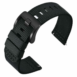 ANNEFIT Nylon Militär Uhrenarmband 🕒 Schnellverschluss & Edelstahlschließe Angebot bei HelloDeals