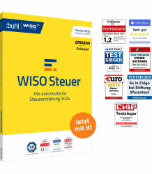 🌟 WISO Steuer 2025 (für Steuerjahr 2024) | Für Windows, Mac, Smartphones und Tablets | Frustfreie Verpackung | Amazon Exklusiv Angebot bei HelloDeals