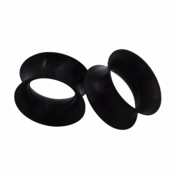 👂 Longbeauty 2 Pcs Extra Weich Silikon Ohr Tunnel Plug Piercing Schmuck 3-25mm Angebot! Angebot bei HelloDeals