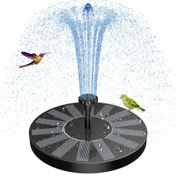 🌞🌿 AISITIN Solar Springbrunnen für Draußen 2025 Verbesserter - Solar Teichpumpe für Garten! 🐦 Angebot bei HelloDeals