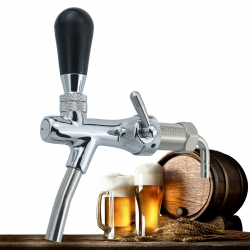 🍺🔧 Aiyomi G5/8 Verstellbarer Bierhahn | Einstellbare Bierzapfhahn Chrome Angebot bei HelloDeals
