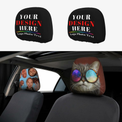 🚗🎨 Personalisierte Auto-Kopfstützenbezüge im 2er-Set! Jetzt anpassen und individuell gestalten! Angebot bei HelloDeals
