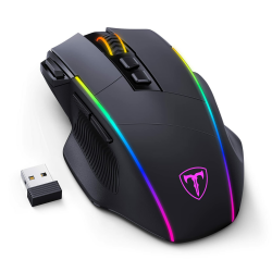 RisoPhy Gaming Maus Kabellose RGB mit 8 programmierbaren Tasten und 10000DPI Angebot bei HelloDeals