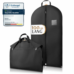 👔🧳 Bruce.® Kleidersack Kurz 100x60cm - Atmungsaktive Anzugtasche für Reisen & Aufbewahrung Angebot bei HelloDeals