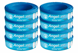 👼🏼 Angelcare 8er-Pack Original Nachfüllkassetten für Angelcare Windeleimer Comfort Plus Angebot bei HelloDeals