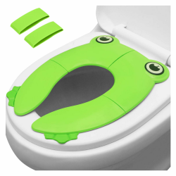 🐸 PandaEar Faltbarer Toilettensitz für Kinder | Grün 🚽 Angebot bei HelloDeals