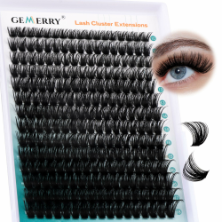 GEMERRY Wimpernverlängerungsset 80D DIY Cluster Wimpern 😍 Angebot bei HelloDeals