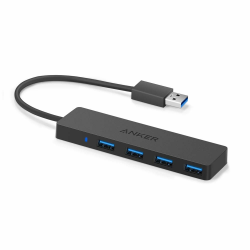🔌🖥️ Anker 4-Port USB 3.0 Ultra Flacher Datenhub - Nur 6.99€! Angebot bei HelloDeals