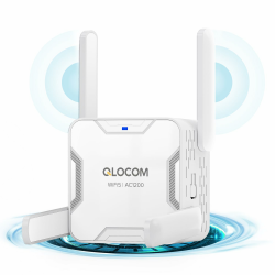 QLOCOM 2025 Neuestes WLAN Verstärker 1200Mbit/s ⚡ Dualband WLAN Repeater 📶 Angebot bei HelloDeals