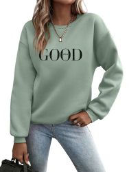 🔥 Reduziert: Minetom Damen Pullover Sweatshirt L A Grün 👚 Angebot bei HelloDeals
