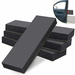 🚗🛡️ Garagen Wandschutz 4er Set, Schwarz selbstklebend Türwandschutz 3cm Extra Dicker Auto Schutz Garage Garagentor Kantenschutz Angebot bei HelloDeals