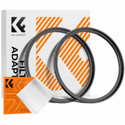 K&F Concept 2 Stück Step Up Ring Filter-Adapterring 67-82mm 📸✨ Angebot bei HelloDeals