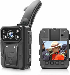 CAMMHD H10-64G 1296P HD Body Cam Tragbare Audio und Video für Sicherheit 📹 Angebot bei HelloDeals