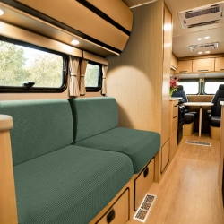 SYLC Bezüge Für Wohnwagenpolster Jacquard mit rutschfesten Sitzbezügen 🚙💺 Angebot bei HelloDeals