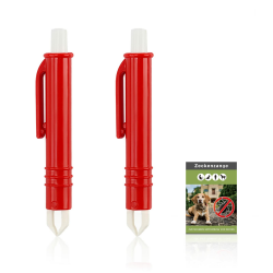 Nepfaivy Zeckenzange für Hunde Katze Mensch - 2er Set 🔥🐞 Angebot bei HelloDeals