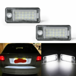 LED Kennzeichenbeleuchtung für AUDI Q7 A8 S3 A6 A3 A4 S4 A5 S8 RS4 RS6 Angebot bei HelloDeals
