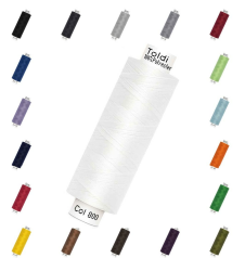 🧵 Nähmit - Gütermann Allesnäher Nähgarn Toldi - 500m Nähmaschinengarn + GRATIS FARBKARTE (02-800 - weiss) 🧵 Angebot bei HelloDeals