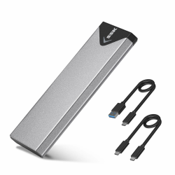 SSK Aluminium M.2 NVME SATA SSD Gehäuse Adapter 🚀 Angebot bei HelloDeals