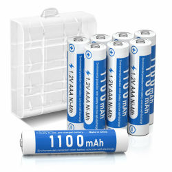 AAA Akku 1100mAh 8 Stück - Wiederaufladbare Batterien AAA 🌟 Angebot bei HelloDeals