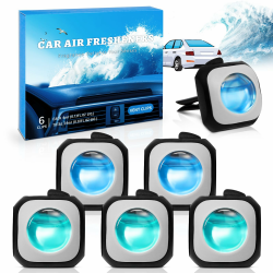 🚗 SCENTORINI Auto Lufterfrischer - 6er Pack Meeresduft & New Car Duft 🌊🚗 Angebot bei HelloDeals