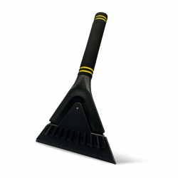 🚗 Eiskratzer Auto | ABS Eisschaber | Rutschfester Softgriff | Multifunktional | Länge 27 cm | Breite 14,5 cm | Schwarz Angebot bei HelloDeals